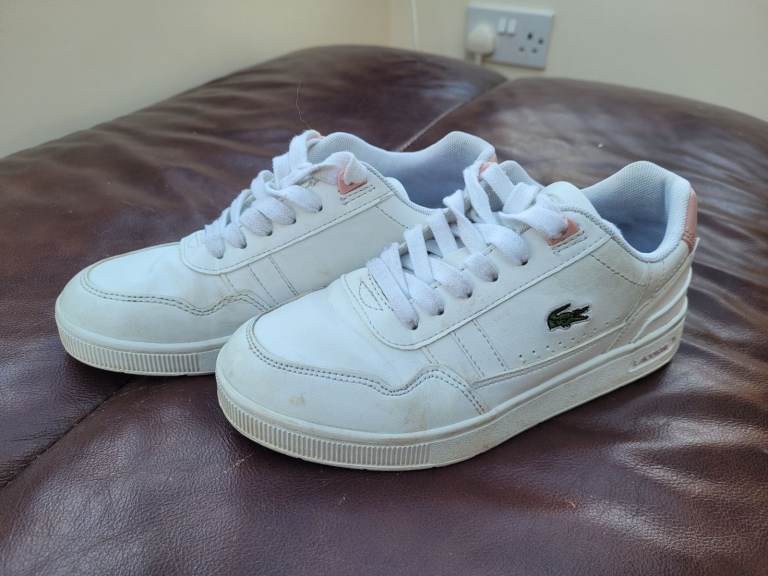Girls Size 1 Lacoste Trainers