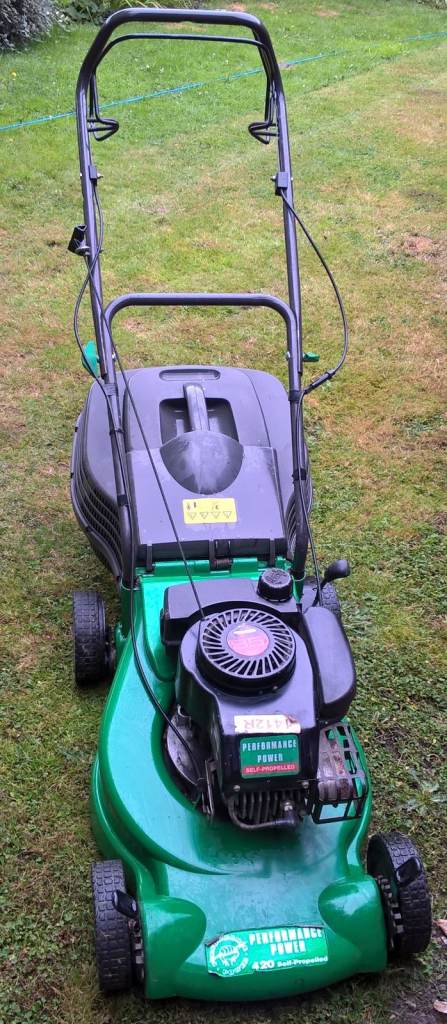 Petrol lawnmower Tecumseh 35 performance power 420