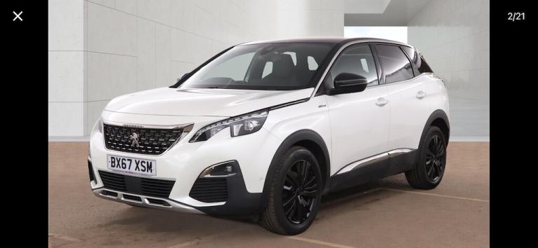 2017 Peugeot 3008 BLUEHDI S/S GT LINE NAV (PAN ROOF) Hatchback Diesel Manual