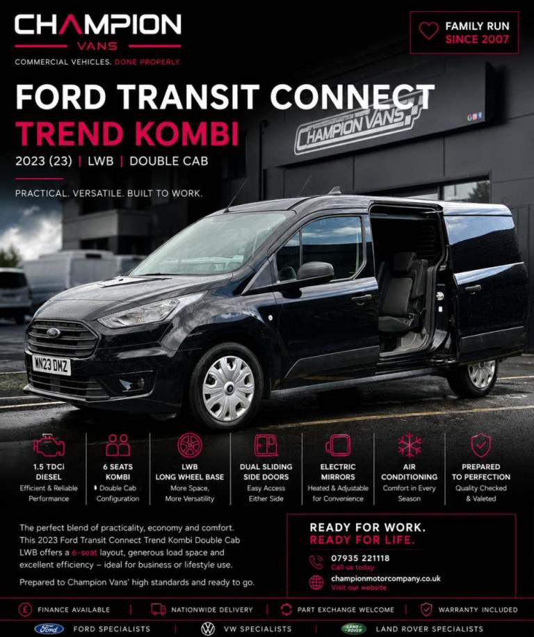FORD TRANSIT CONNECT 1.5 Transit Connect Trend DCIV LWB 240 L2 1.5L EcoBlue