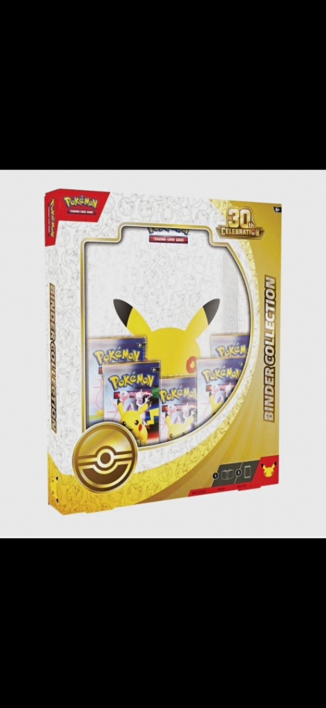 Pokemon Trading Card Game - 30th Celebration Binder Collection (1 Binder and 5 Booster Packs)