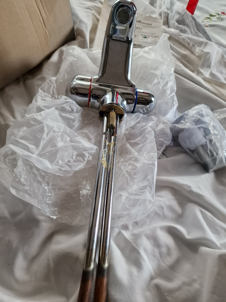 new  twyford chrome basin mixer