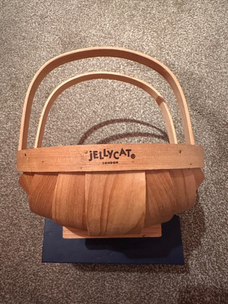 Jellycat shop display basket