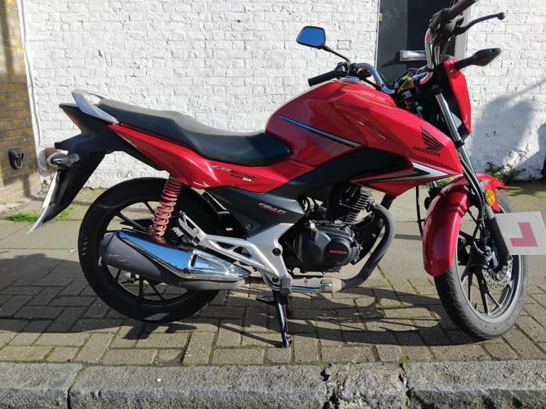 HONDA CBF125 GLR125 RED LOW MILEAGE 2021 CB125F