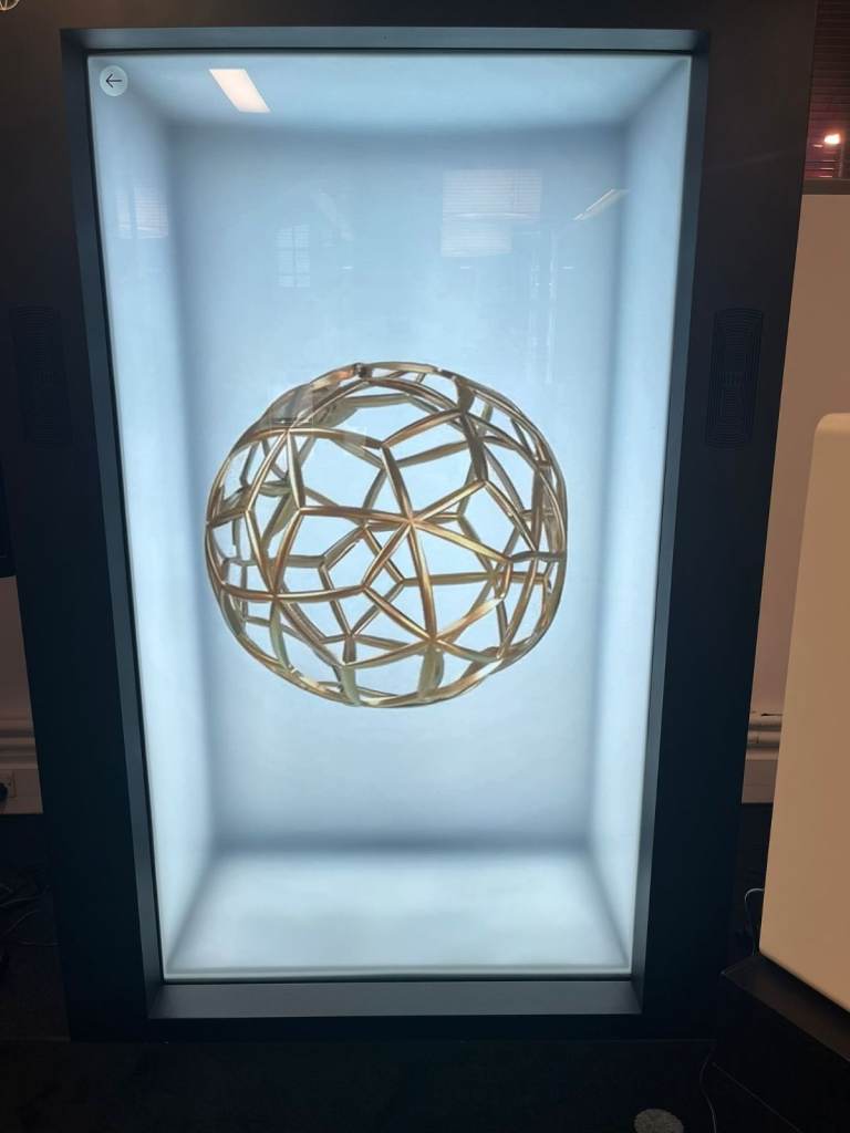 Holobox 86″ Moveable 3D Holographic Display – 4K Transparent LCD with Touch & Built-in Audio