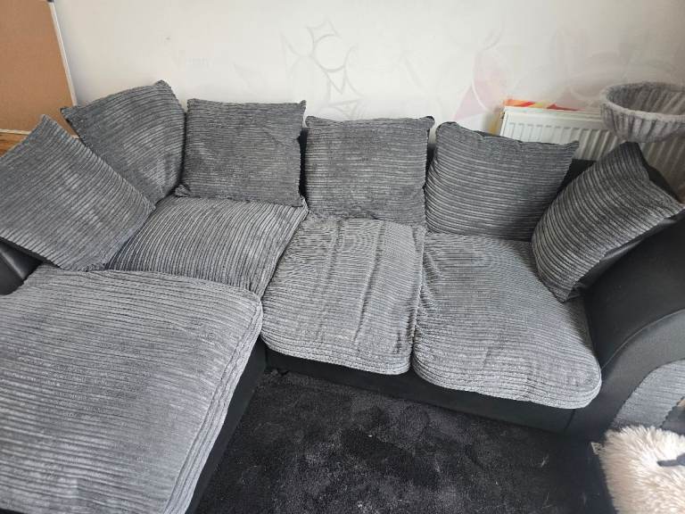 Grey corner sofa