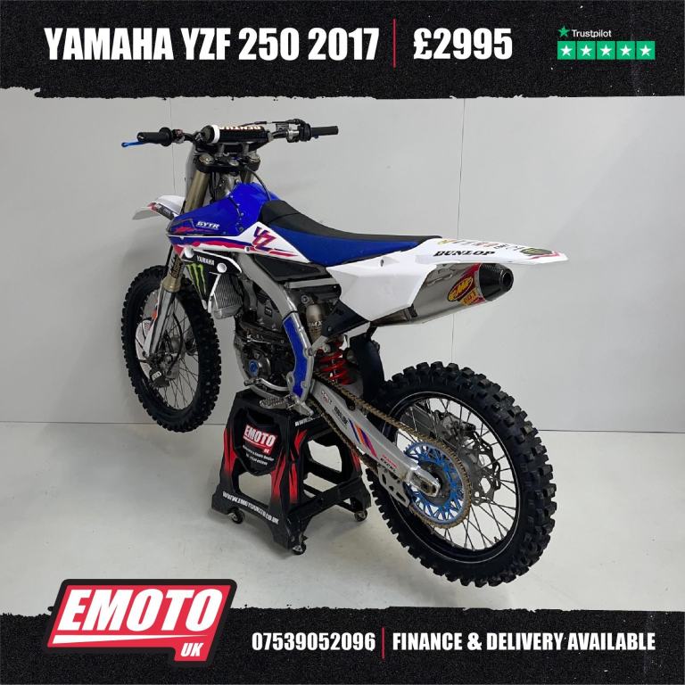 YAMAHA YZF 250 2017 Motocross Bike 250cc @EmotoUK - Finance Available