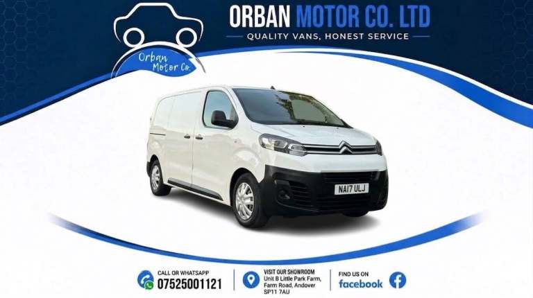 2017 Citroen Dispatch 1.6 BlueHDi 1000 Enterprise M Panel Van 6dr Diesel Manual FWD 2 Euro 6 (s/s...