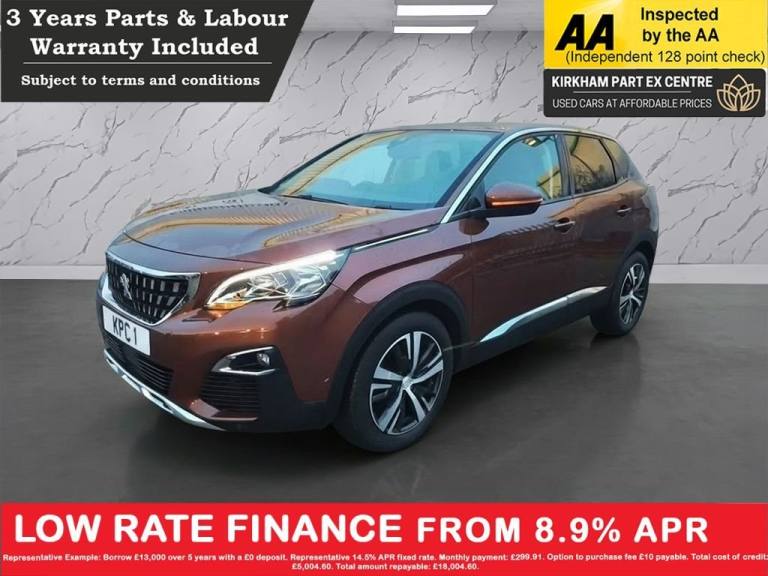 2017 Peugeot 3008 1.2 PureTech Allure SUV 5dr Petrol Manual Euro 6 (s/s) (130 ps) ***DRIVE AW HAT...