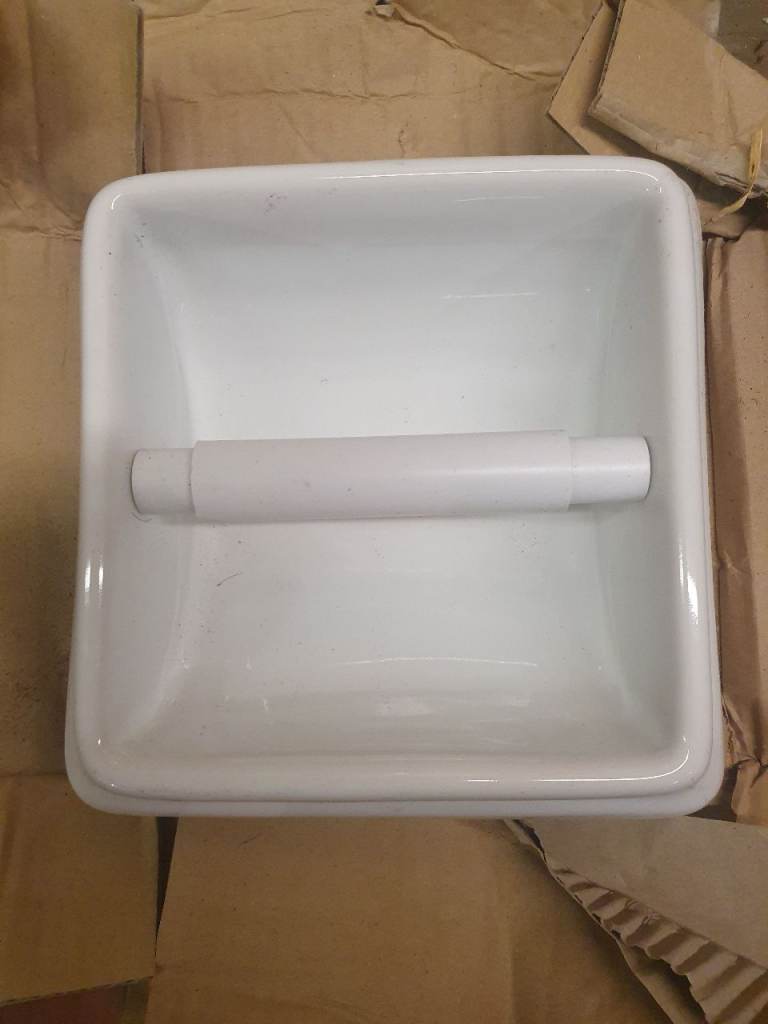 FREE - Armitage Shanks Mayfair Toilet Roll Holder - Semi recessed