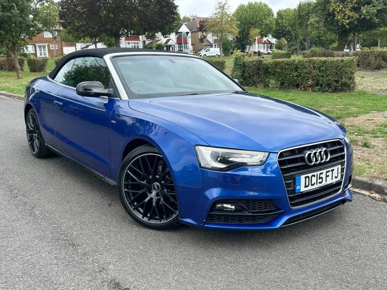 2015 Audi A5 2.0 TDI 190 S Line Spec Ed Plus [Gloss Black Pack] 2dr Multitronic CONVERTIBLE Diese...
