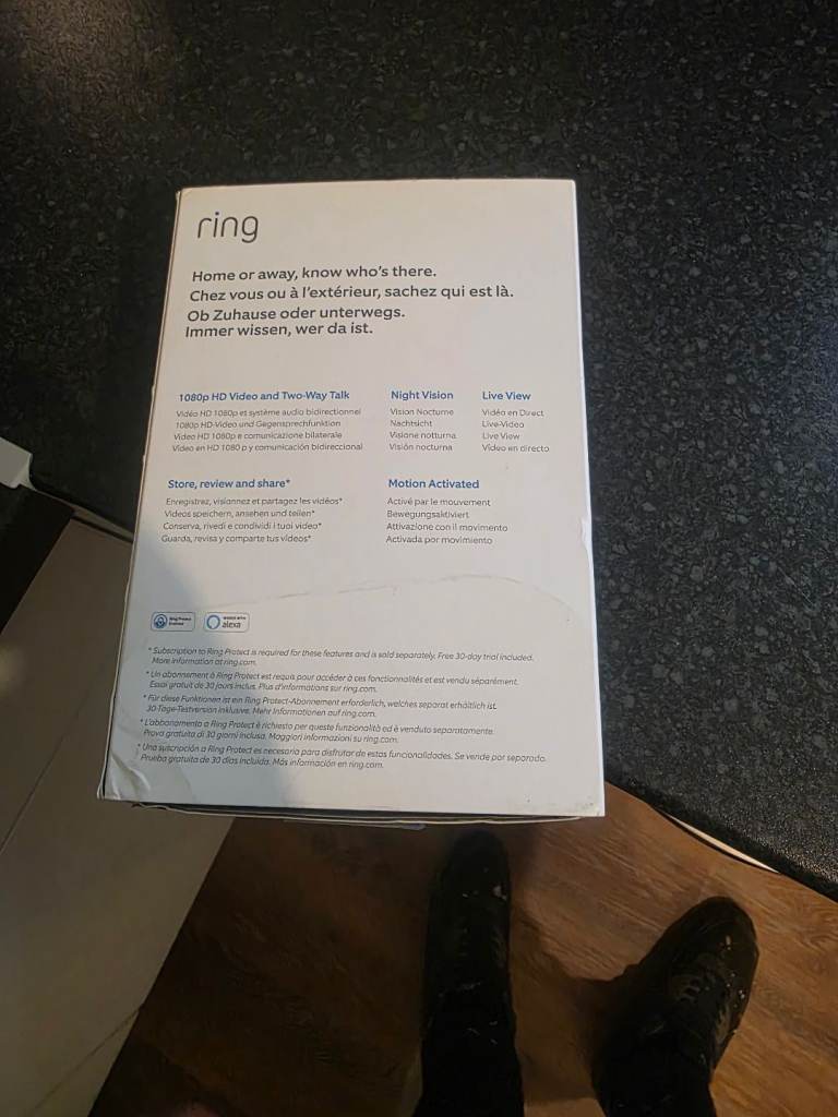 Ring door bell 