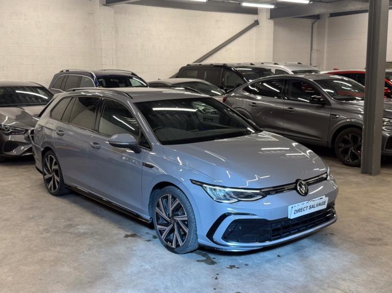2023 Volkswagen Golf 23 REG 2.0 TDI 150 R-Line 5dr DSG Auto Grey Estate salvage damaged repair Es...