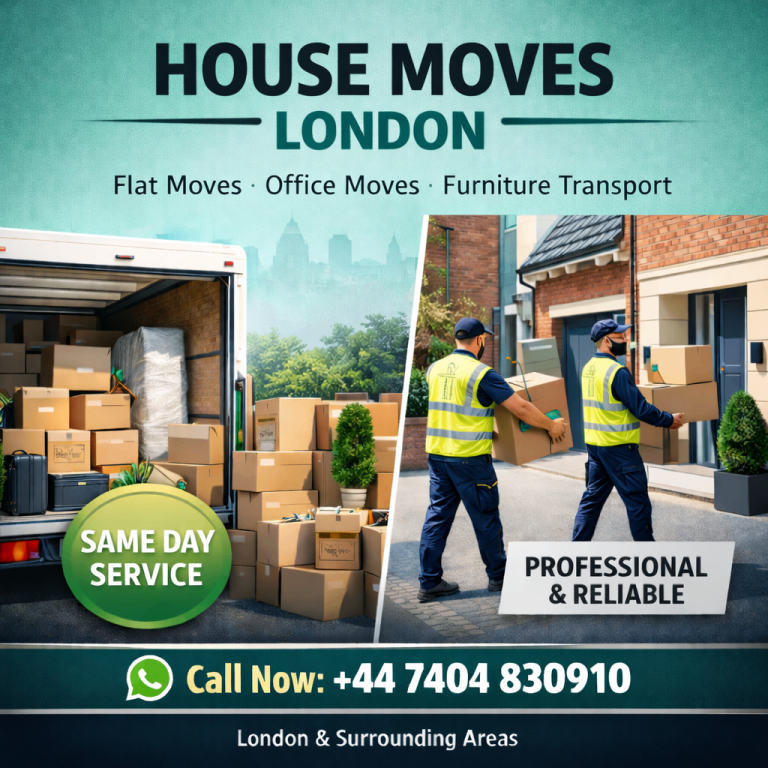Man and Van Removals London | House Moves | Office Moves | Call Now