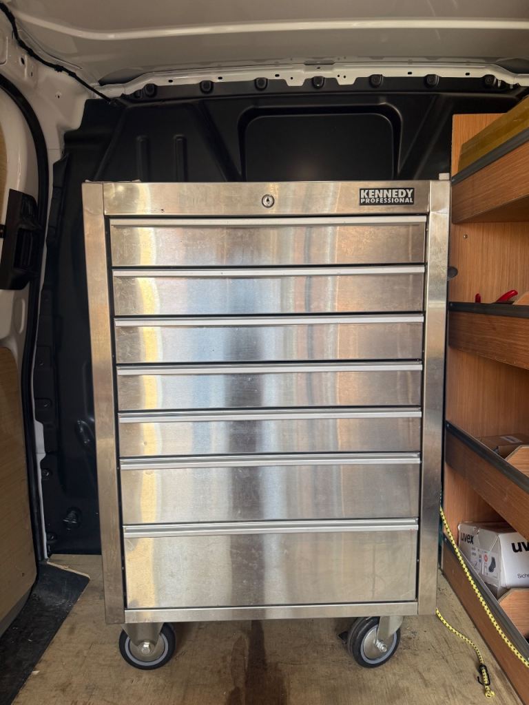 Kennedy Professional Stainless Steel Tool Chest on Wheels