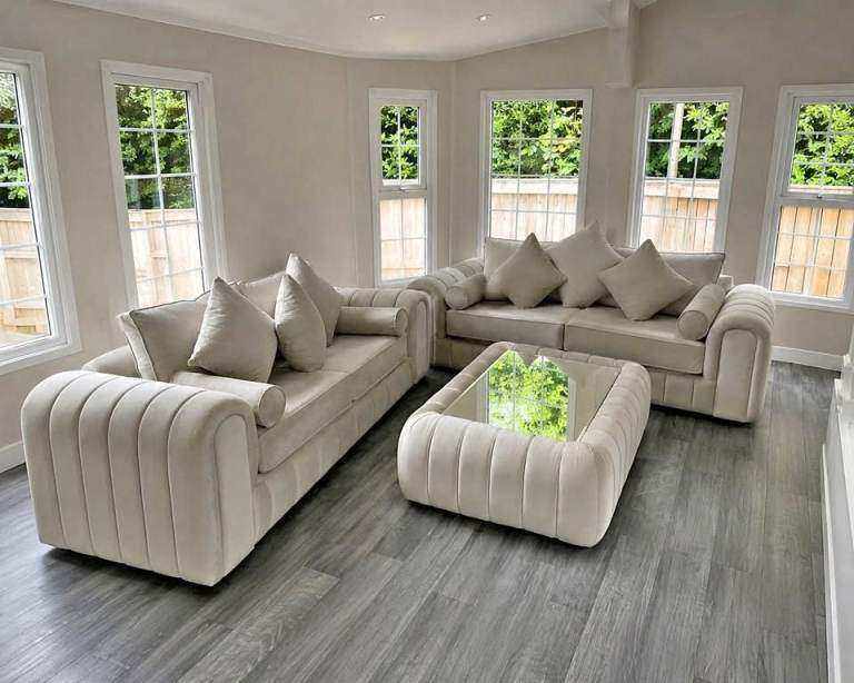 Luxury Lilly 3+2 Seater Sofa Set | Brand New Sofas | Cash on Delivery | Fast Delivery