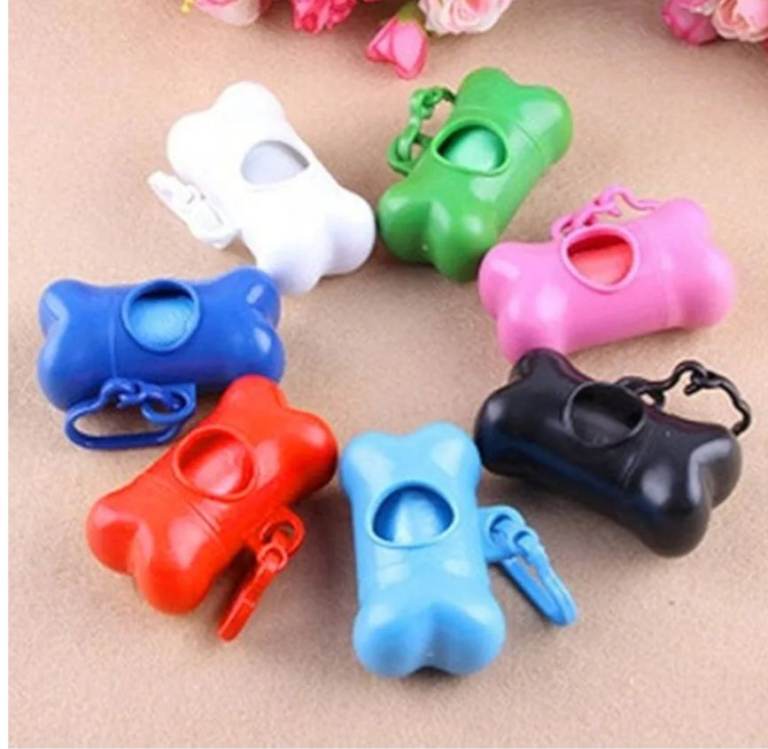 Job lot dog poo holder and bags 