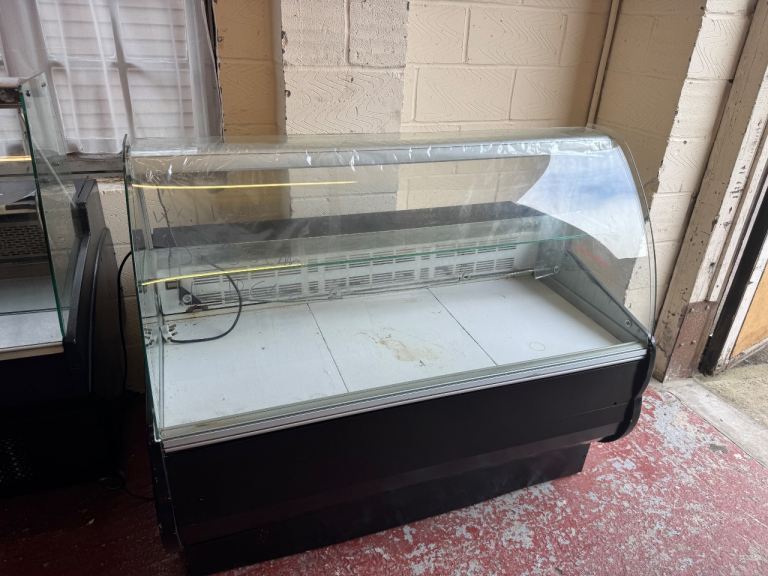 Commercial display fridge serve over counter cage shop restaurant 