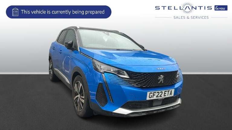 2022 Peugeot 3008 1.2 PureTech GT SUV 5dr Petrol Manual Euro 6 (s/s) (130 ps) SUV Petrol Manual
