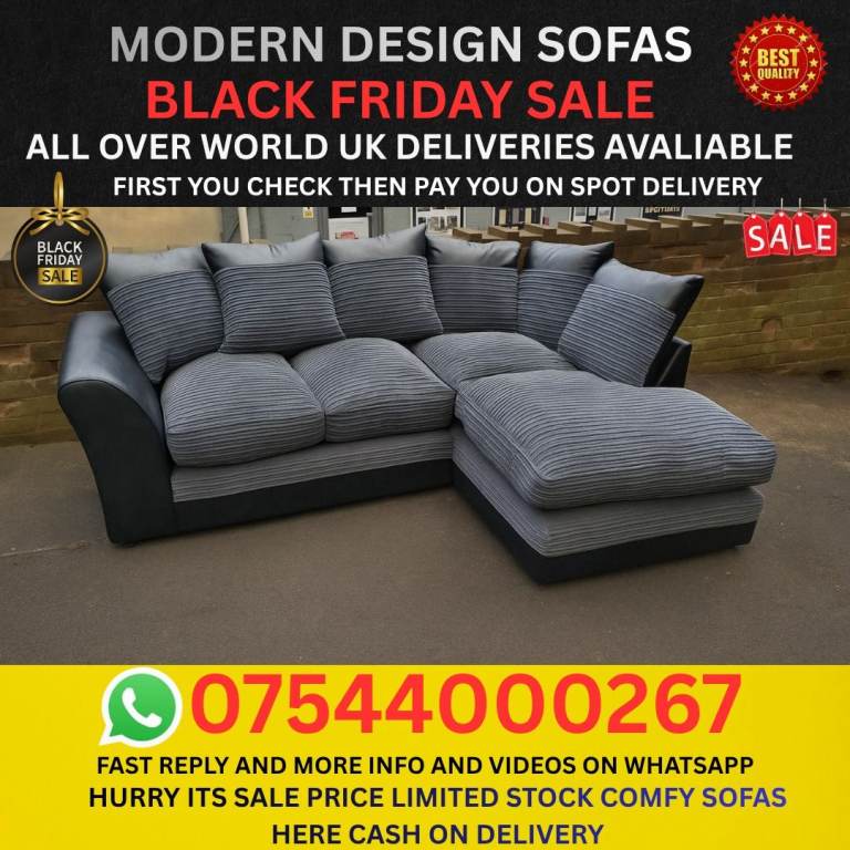 Comfort Seating Sofa – New Stock