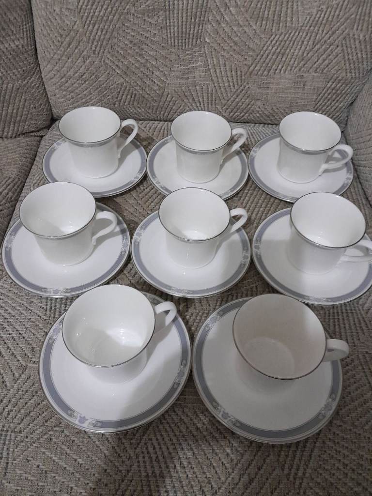 China cups and saucers. 