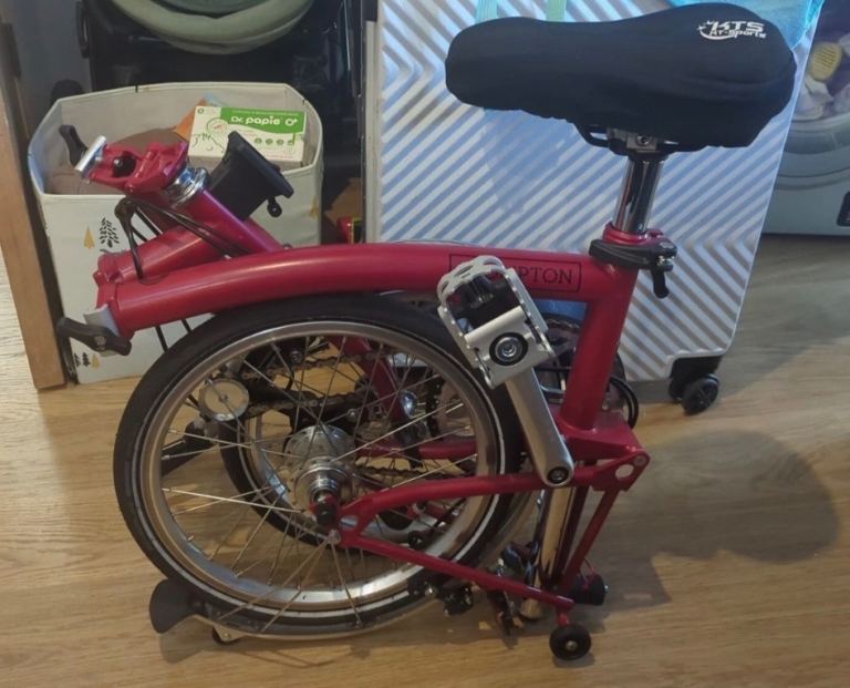 Brompton C Line Utility bicycle- house red
