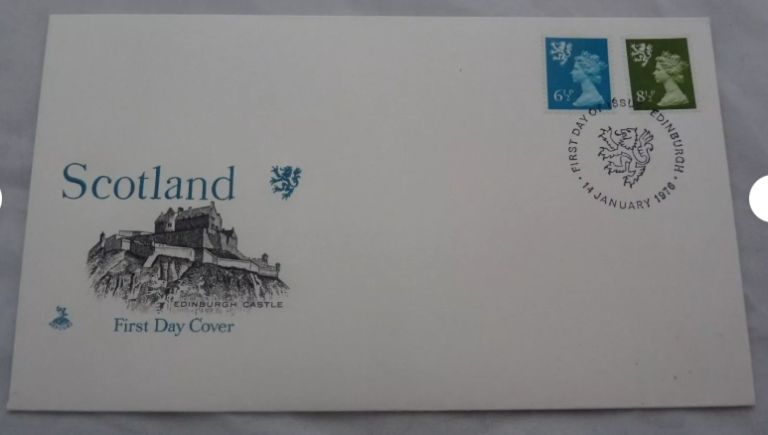 Scotland First Day Cover 14 January 1976 - Edinburgh Castle - Stamps