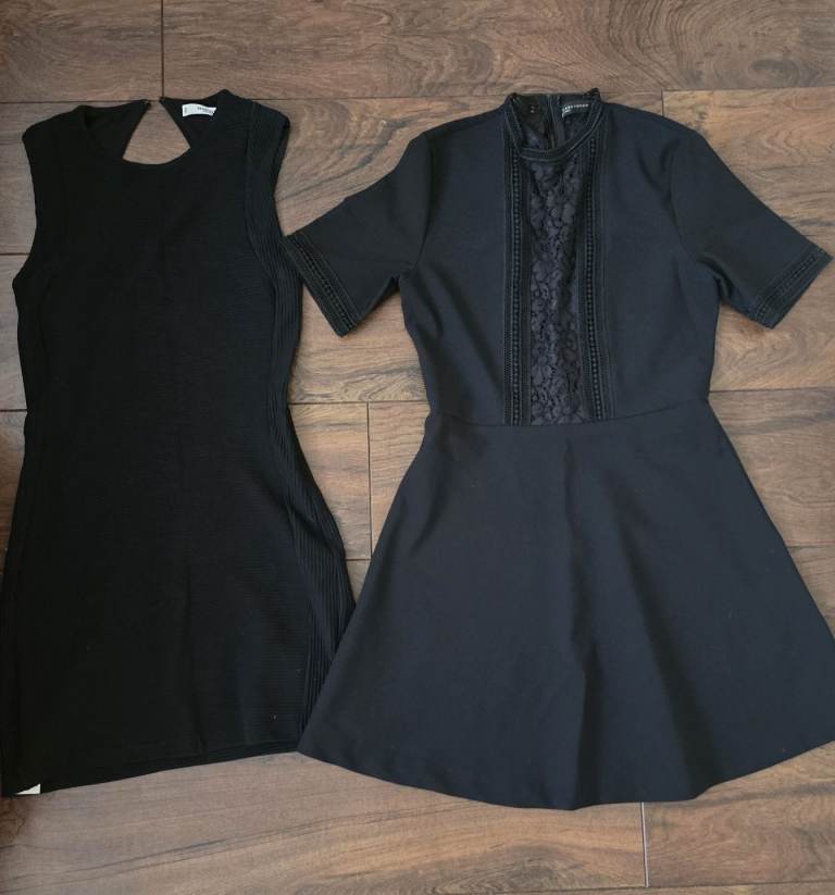 2 black dresses