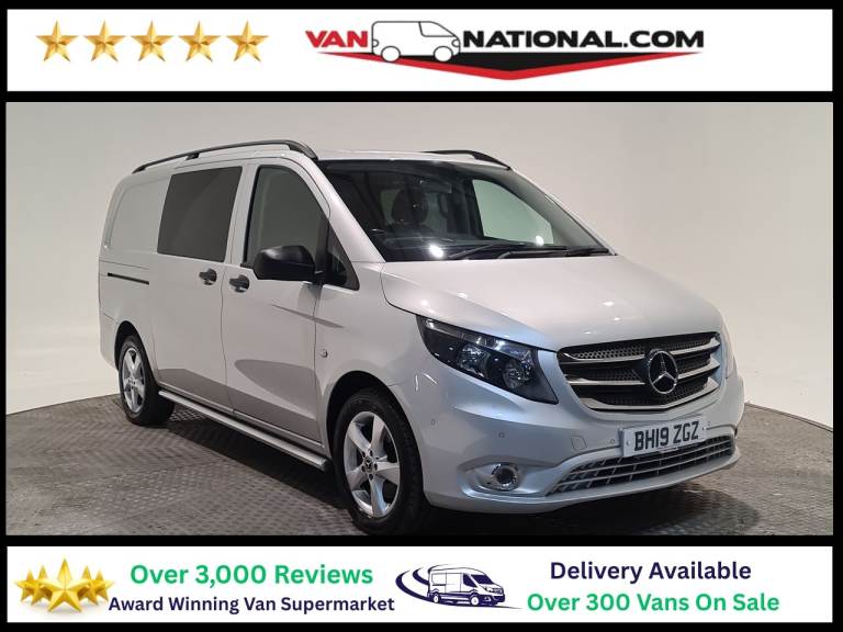 2019 Mercedes-Benz Vito 2.1 CDI 119 SPORT LONG AUTO LWB COMBI VAN Crew Van Diesel Automatic
