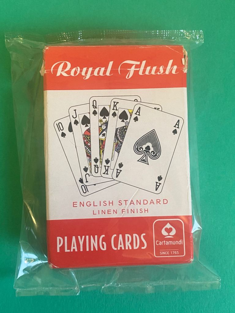 Royal flush playing cards .. 