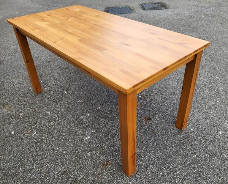 Ashdon Solid Pine Table (150cm) FREE DELIVERY 017