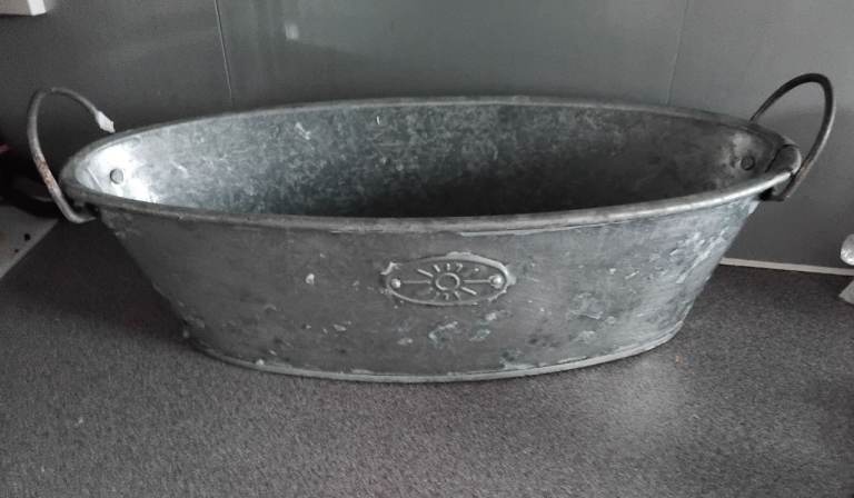 Ikea metal trough - approx 12 inches