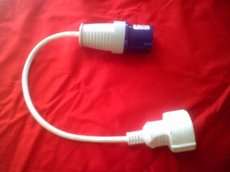 image for CARAVAN / MOTORHOME 230  VOLT EUROPEAN ADAPTOR