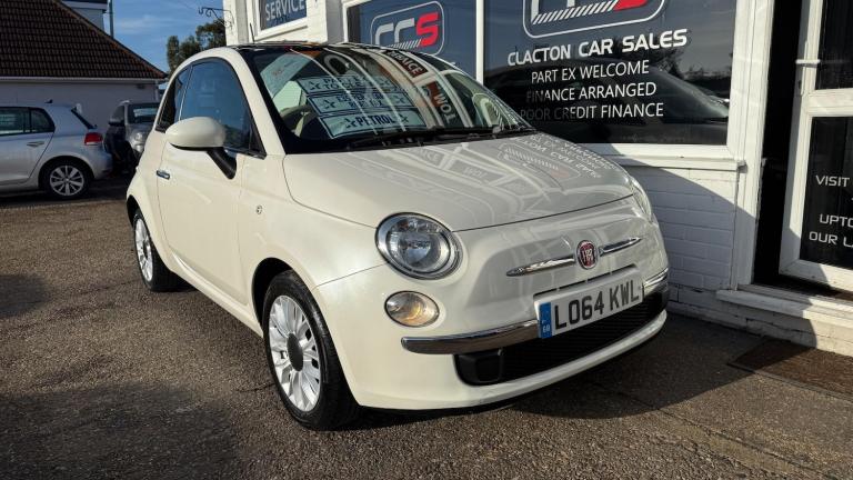 2015 Fiat 500 1.2 Lounge Euro 6 (s/s) 3dr HATCHBACK Petrol Manual