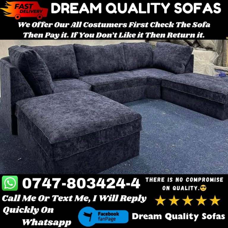 U-Shape Corner or 3+2 Sofa Sale – Luxury Seating, Smart Choice
