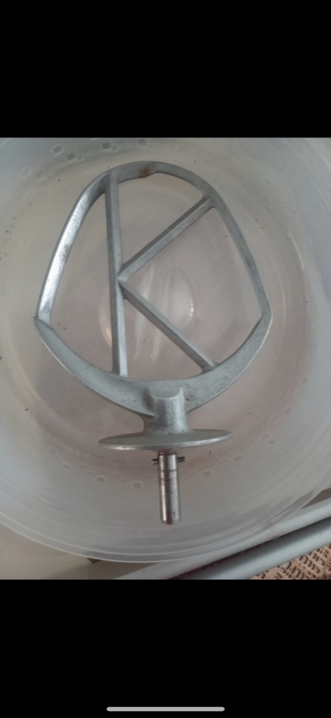 Food mixer parts appliance whisk & K beater, home catering £16 pair