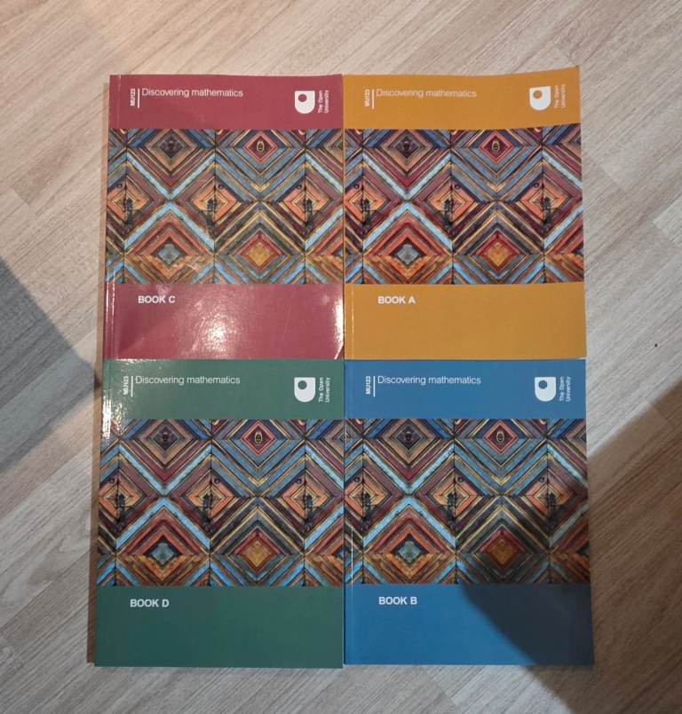 image for The Open University's "Discovering Mathematics" MU123 module books A, B, C, D