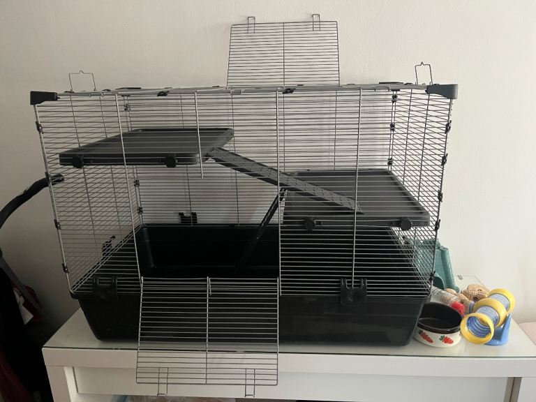 Hamster/small animal cage & accessories for sale