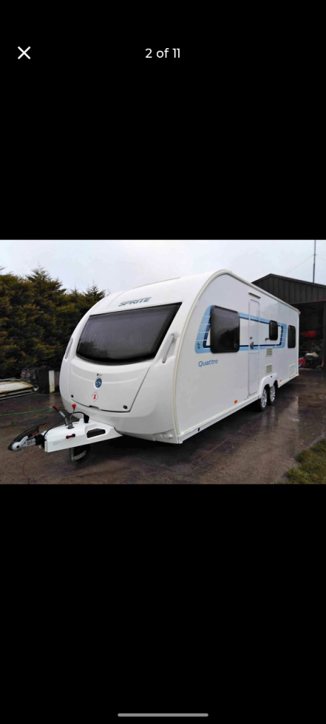 *FOR SALE*  Immaculate 6 Berth Caravan 2012 Sprite Quattro FB Fixed Bed Excellent Condition.