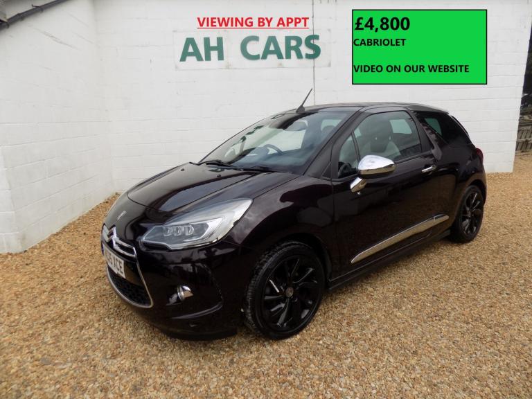 2015 DS Automobiles DS 3 1.6 THP DSport 2dr CONVERTIBLE Petrol Manual