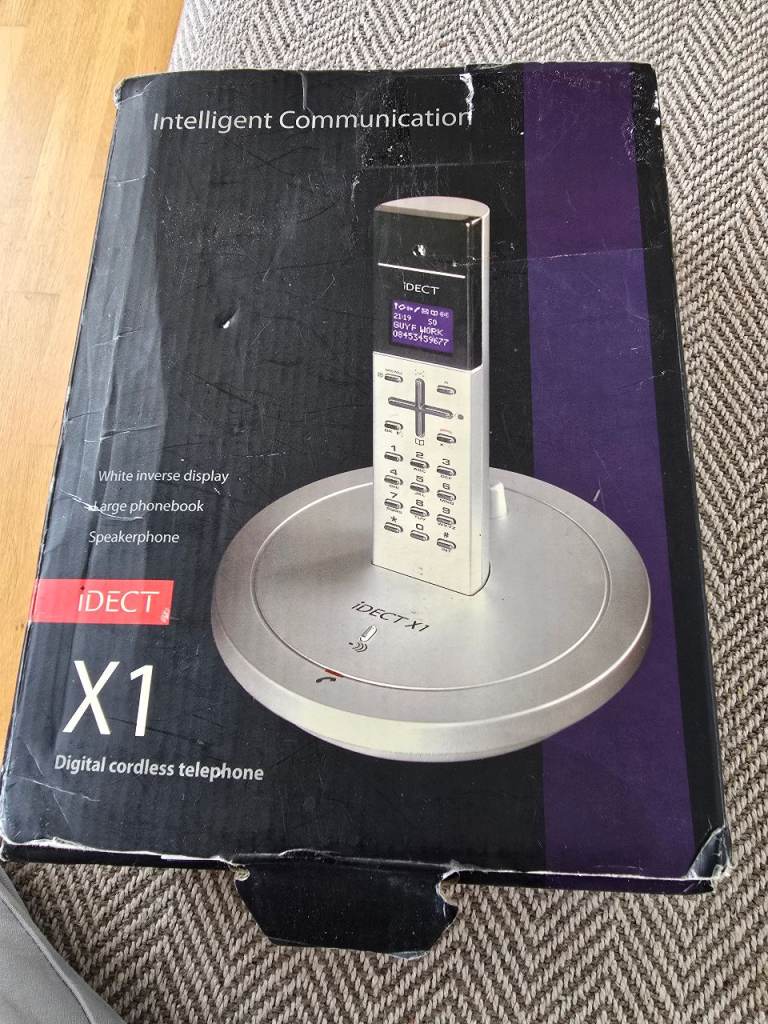IDECT X1 Digital Cordless Telephone with Base - Little Used