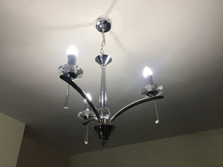 Där Hyperion Dual Mount Pendant Polished Chrome - Brand new