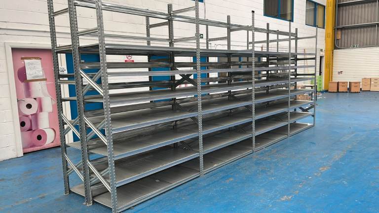 Galvanised Longspan Shelving / Racking Heavy Duty
