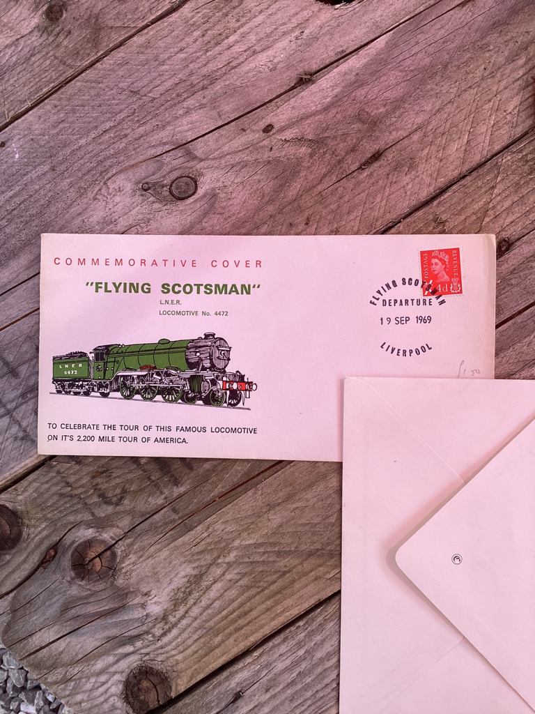 Flying Scotsman commemorative stamp