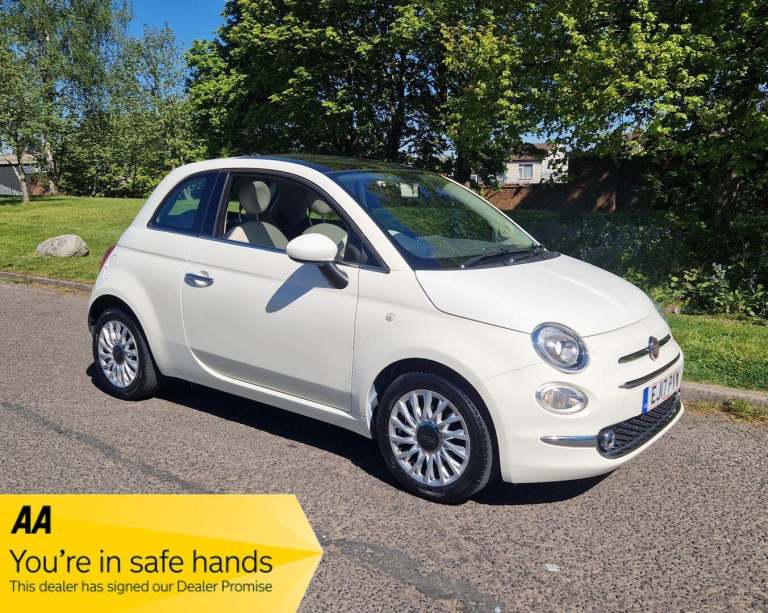 2017 Fiat 500 1.2 Lounge 3dr HATCHBACK PETROL Manual