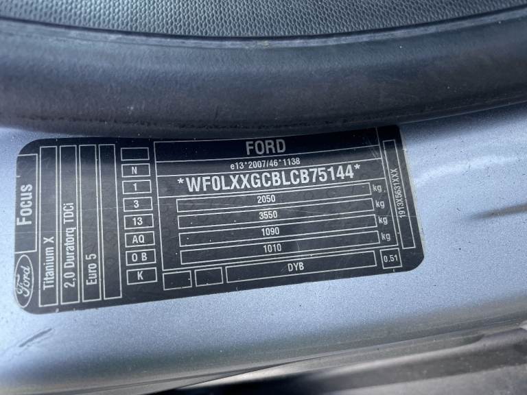 FORD FOCUS MK3 TITANIUM 2.0 DIESEL , AUTO (POWER SHIFT) BRAKING FOR PARTS ONLY