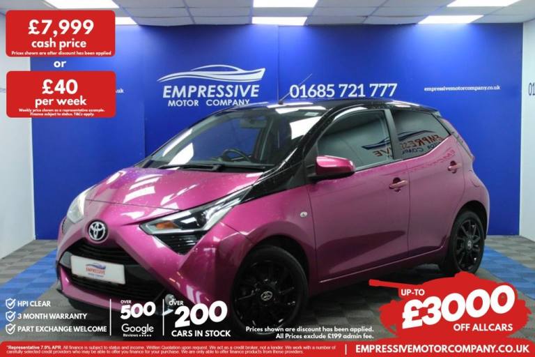2018 Toyota AYGO 1.0 VVT-i x-cite Hatchback 5dr Petrol Manual Euro 6 (71 ps) Hatchback Petrol Manual