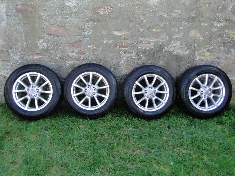 Audi Alloy Wheels Bridgestone Dueler H/P Sport 235/60R18 Tyres & Covers AUDI Q5 TDI QUATTRO SPORT