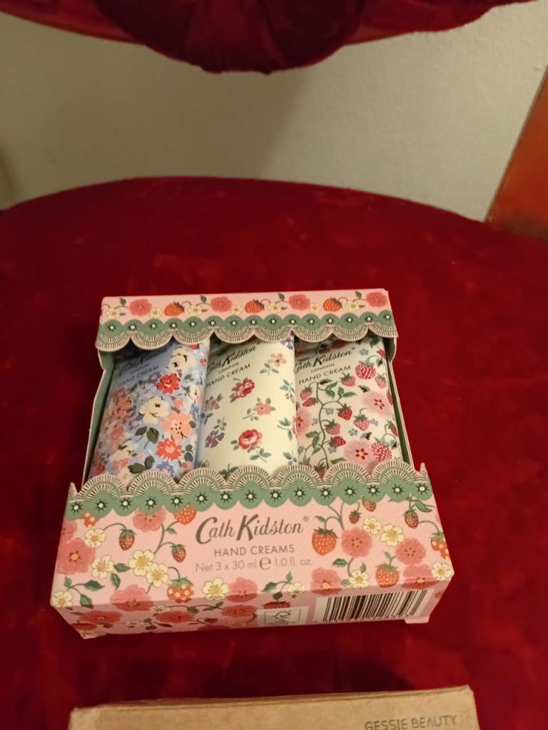 Cath Kidston Hand Creams Set - Strawberry, Mandarin & Apple Blossom