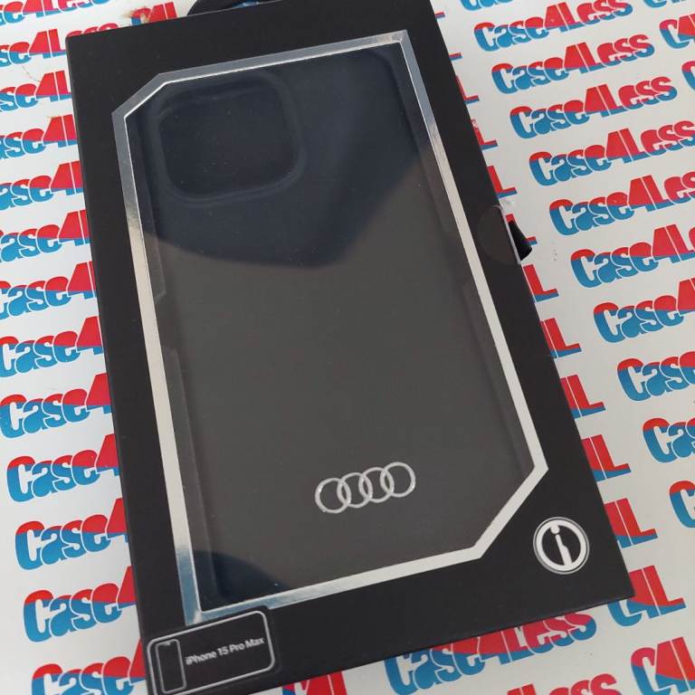 NEW Audi Branded iPhone 15 Pro Max Case - Black